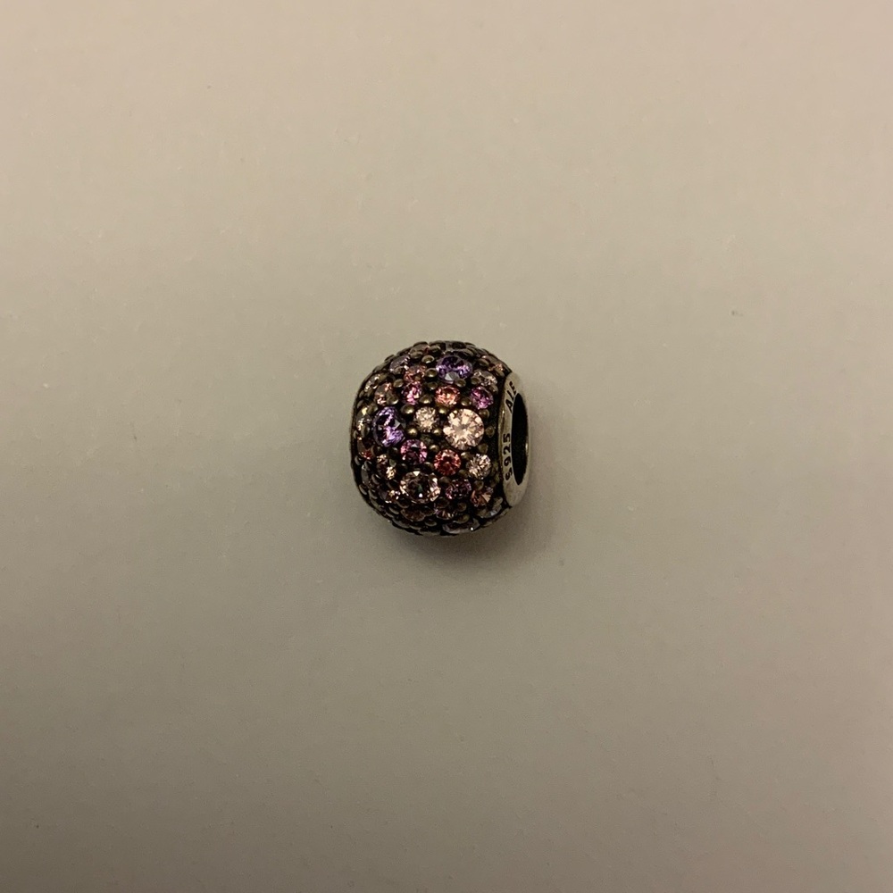 Elegant Pink and Purple Charm Bead